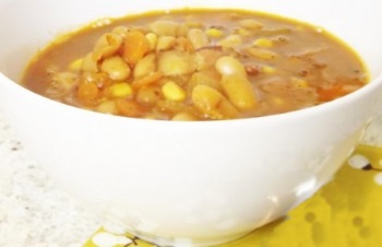 суп из сухой фасоли